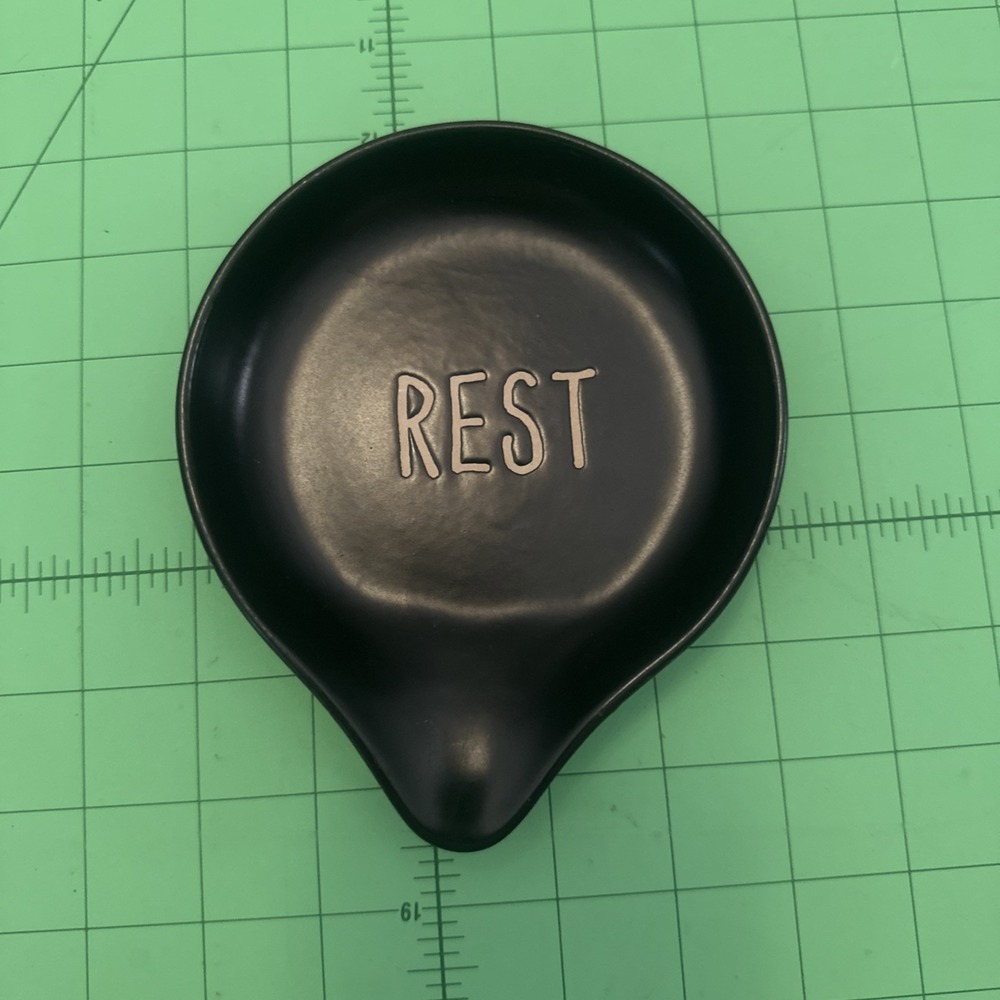 Ceramic Spoon Rest Vintage Porcelain "Rest"